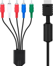 Component HD AV Cable for PS2/PS3/PS3 Slim   6FT High Definition Video and Au...