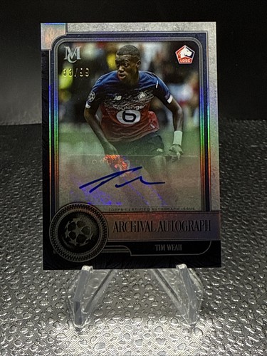 2019-20 Topps Museum Collection UEFA Timothy Tim Weah Archival Auto /99