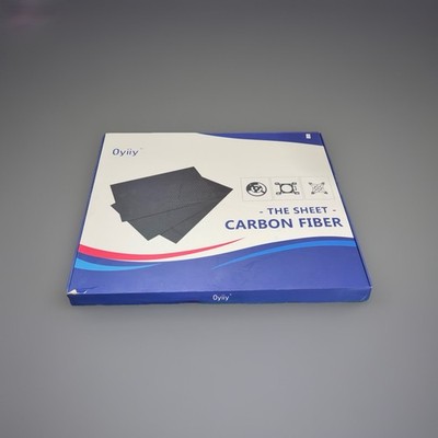 OyiiY 3K Carbon Fiber Sheet 500x600x3.5mm Twill Weave Panel Plate Laminate