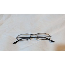 Silver Colored Wire Frame Oval Eyeglass Frames