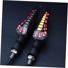 2PCS Droplet Shaped Motorcycle Indicator Flowing Turn Signal Motorcycle