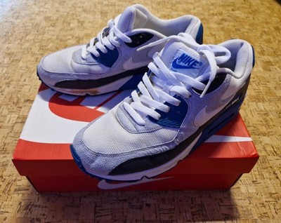1x Paar NIKE Air Max 90, Gr. 43, Blau-Weiss