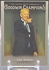 2021 Upper Deck Goodwin Champions #2 Joe Biden President Platinum