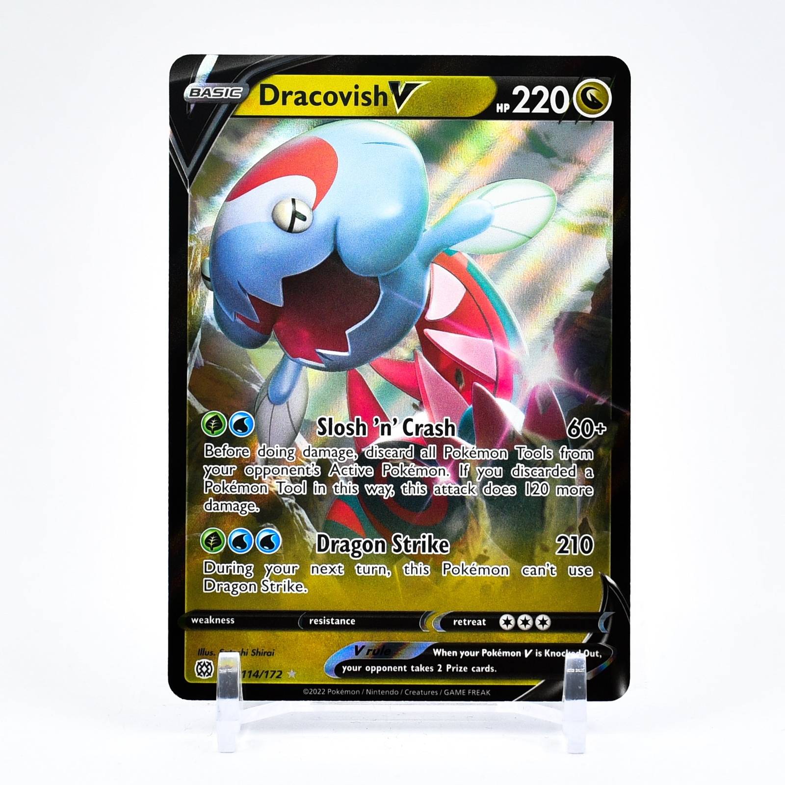 Dracovish V 114/172 Swsh09: Brilliant Stars Holo for sale online | eBay Dracovish V 114/172 Swsh09: Brilliant Stars Holo for sale online | eBay