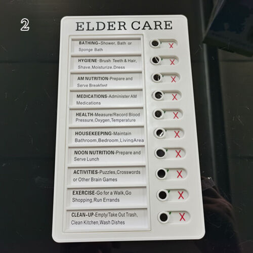 Memo Plastic Board Chore Chart Reusable RV Checklist,My Chores ,Elder Car - Picture 14 of 19