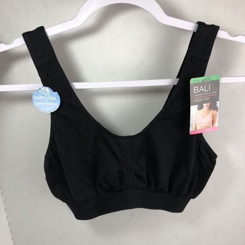 New Bali Women's Comfort Revolution Seamless Crop Top Bra Style #250 - Foto 8