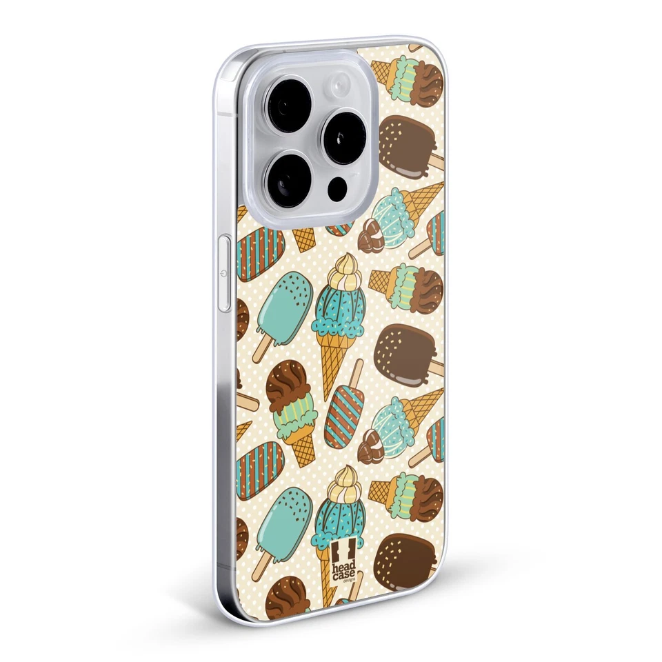 HEAD CASE DESIGNS ICE CREAM PATTERNS SOFT GEL CASE FOR APPLE iPHONE PHONES - Image 2 of 4