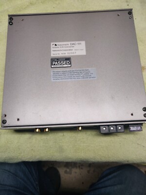 Nakamichi DAC-111 D/A converter | eBay Nakamichi DAC-111 D/A converter | eBay