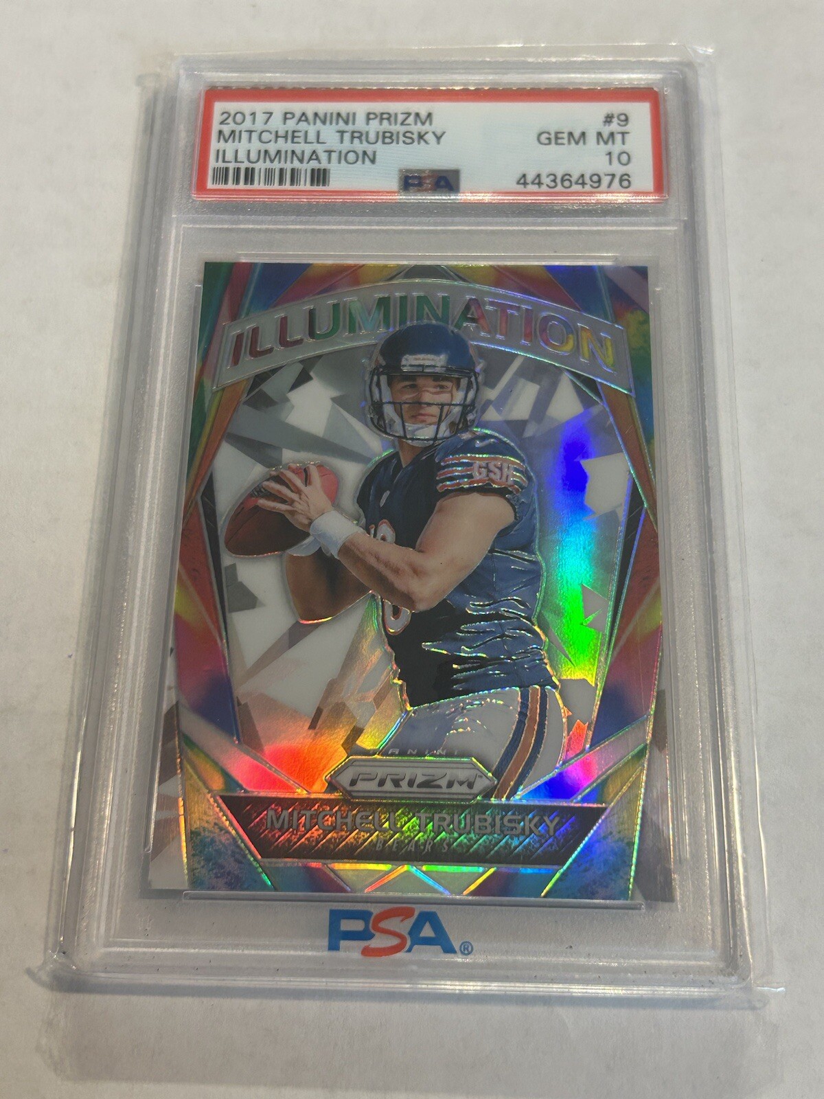 Mitchell Trubisky Panini Prizm Illumination #9 Base