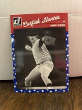 Catfish Hunter 2023 Donruss Baseball Retro Base Independence Day #275