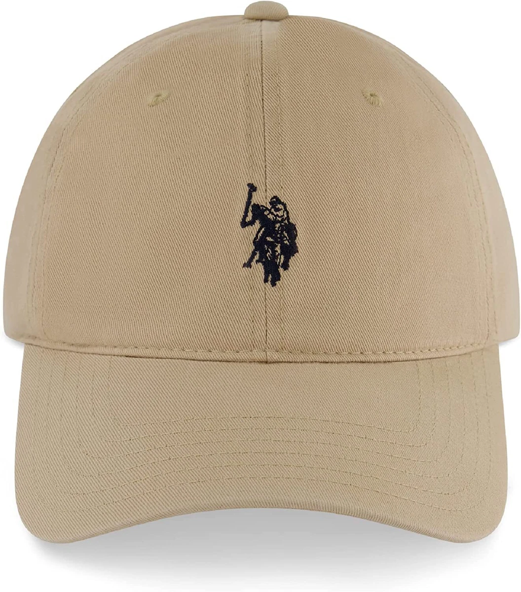 U.S. Polo Assn. Small Polo Pony Logo Baseball Hat, 100% Cotton, Adjustable  Cap