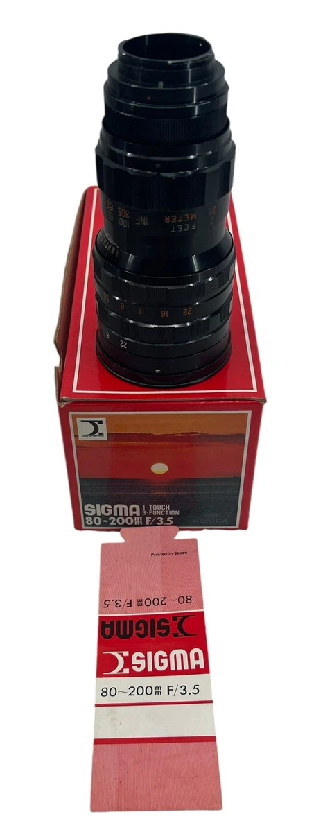 Sigma 80-200mm Focal Camera Lenses for sale | eBay