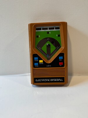 Vintage 2001 Mattel Classic Baseball Handheld Electronic Game - Tested Works