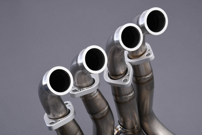 ムト・アシロギ Yoshimura ZX-4RR 2023-25 AT2 Stainless Slip-On Exhaust, w