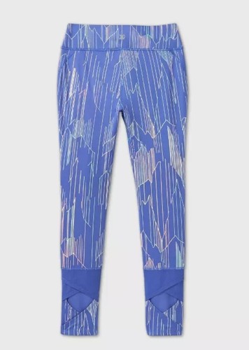 Girls' Spacedye Mesh Pieced Performance Leggings - All in Motion XS-XL - Picture 7 of 13