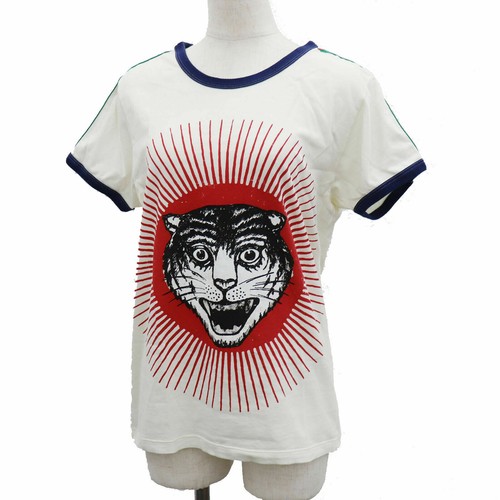 GUCCI Short Sleeve Used Tops Tiger 