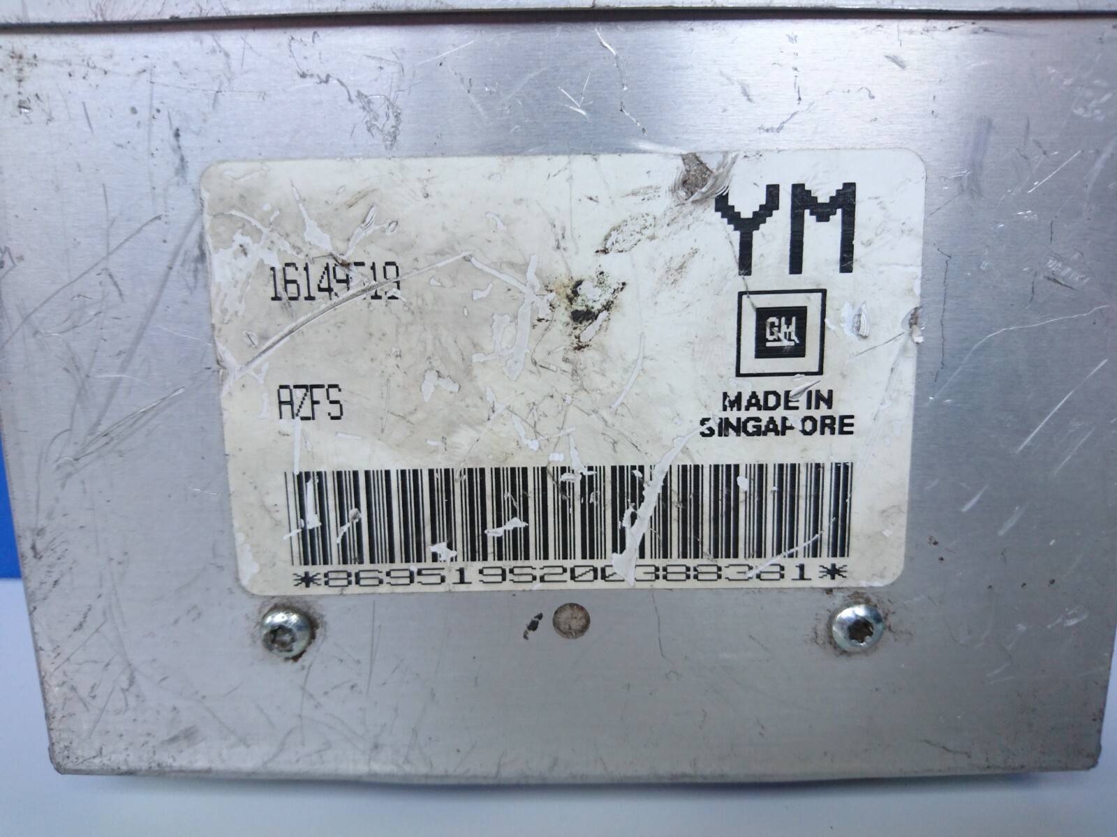 Opel ASTRA F VAUXHALL Engine Control Unit GM ECU 16149519 YM BHHD 