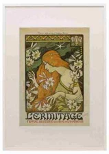 Berthon Paul 1872 1909 LErmitage c1897 A3 A4 Framed Print Picture