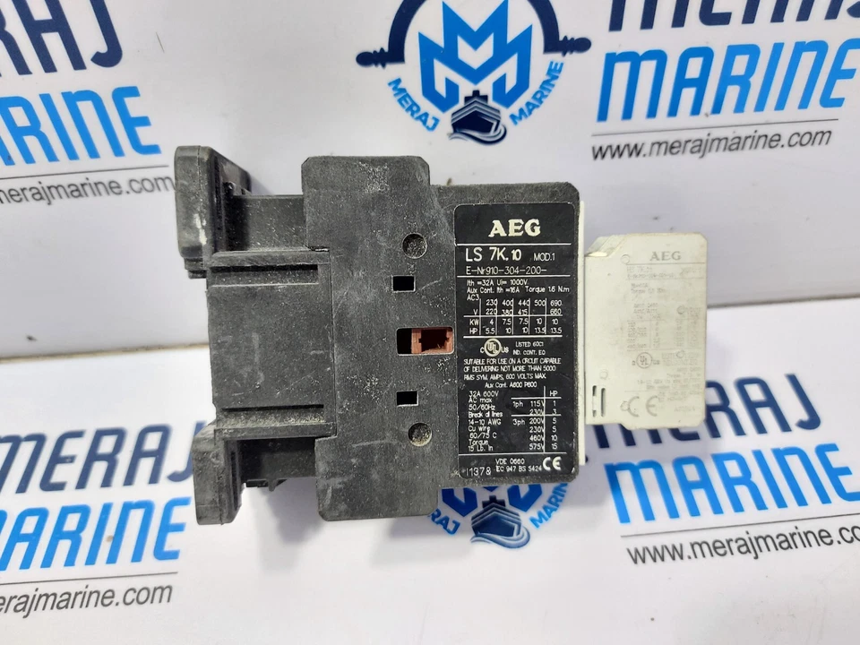 AEG LS 7K.10 Power Contactor 220/230V 50Hz 277V 60hz LB1AN - Image 2 of 4