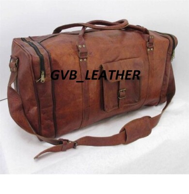 Piel Leather Traveler's Select Large Duffel Bag - Full Grain Leather, Black, One Size, Handcrafted In Colombia