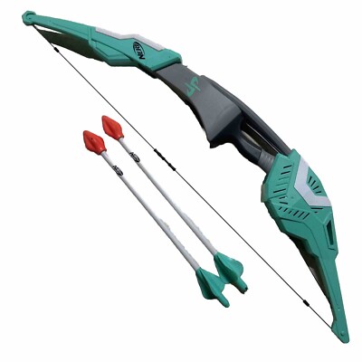 NERF Sports Dude Perfect (C1796) Signature Bow Two Arrow Working Trick Blaster