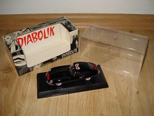 ►La Mini Miniera by Best Model Promotional Jaguar E Coupe black "Diabolik"◄