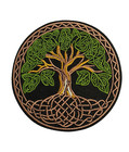 Yggdrasil Lebensbaum Patch Aufnäher Aufbügler Kutte Nordische Mythologie 8,8cm