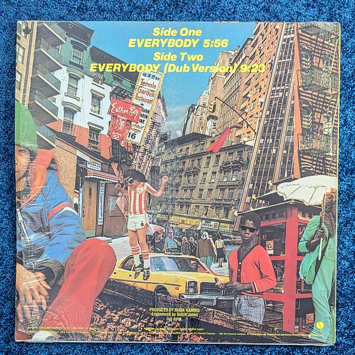 マドンナ　Everybody　カナダ盤 オリジナル 12” シングルレコード MADONNA EVERYBODY 12'' VINYL LP RECORD CANADA SIRE 1982 The