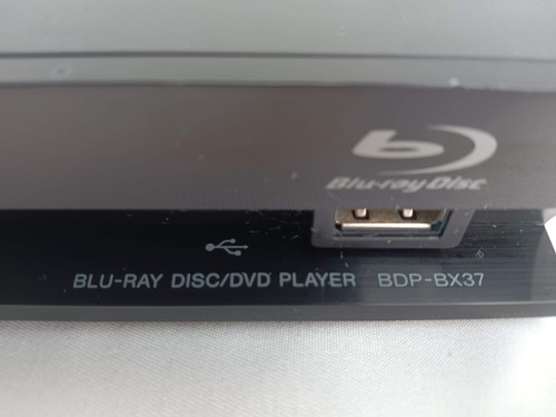 Sony BDP-BX37 Blu-Ray HDMI DVD Disc Player 1080p Dolby TrueHD DTS-HD No Remote - Picture 4 of 24
