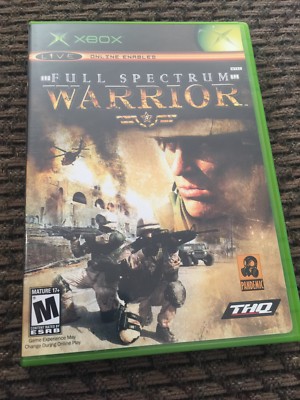 ***FULL SPECTRUM WARRIOR - XBOX W/CASE***