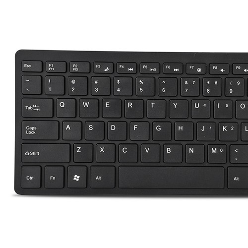 Black 78 Keys Ultra Thin Mini USB Wired Keyboard For Desktop Computer Laptop Set - Picture 7 of 22