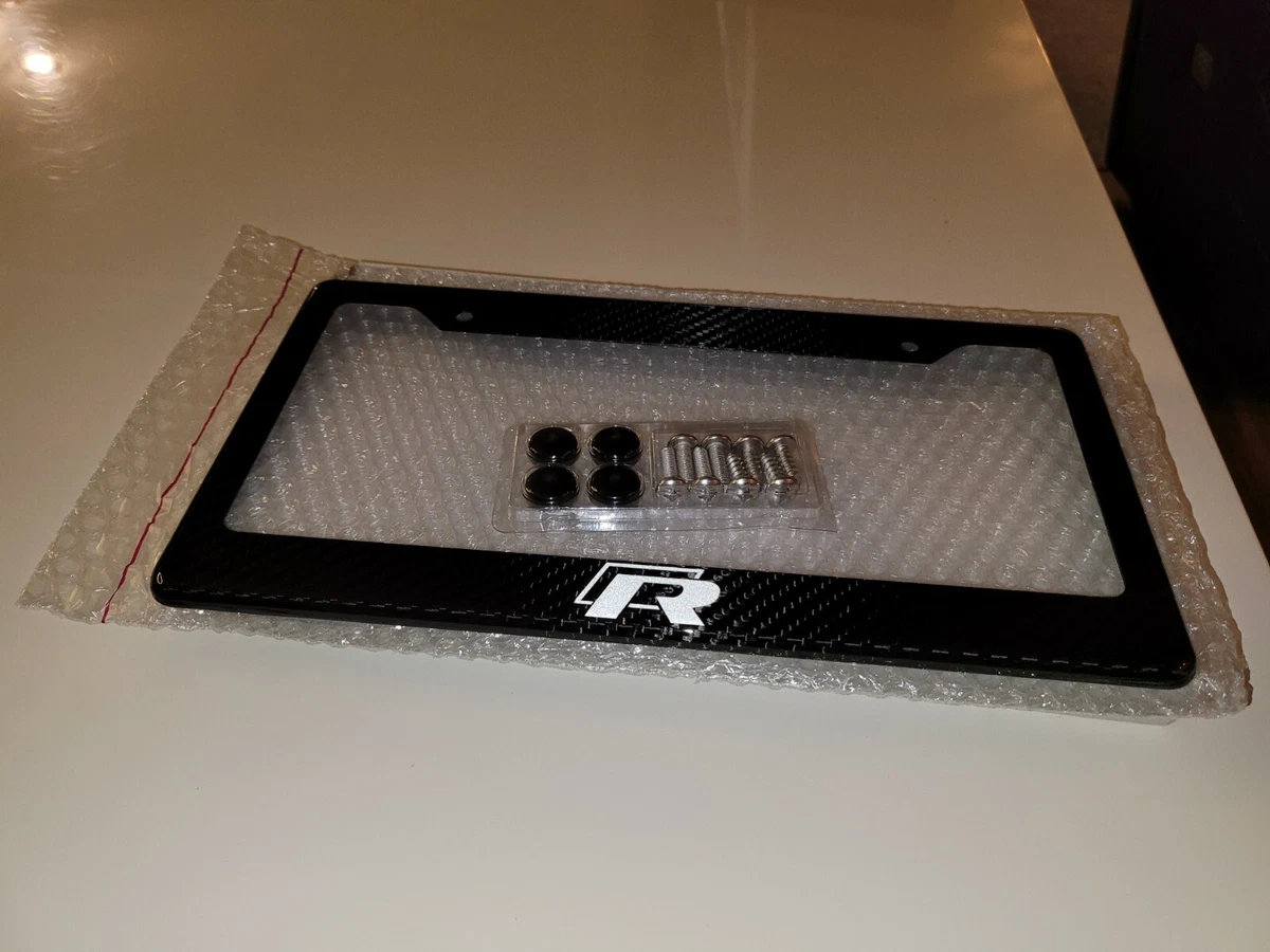 Vw golf 2024 license plate frame