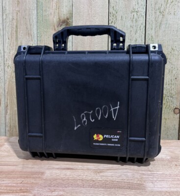 Pelican 1450 Black Hard Case Protector Waterproof Good Condition AB Free Ship