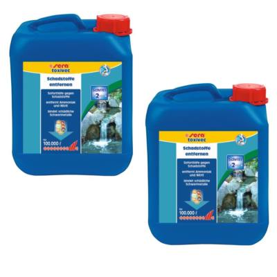 10 Liter sera pond toxivec entfernt Schadstoffe z.B. Ammoniak, Nitrit, Chlor 