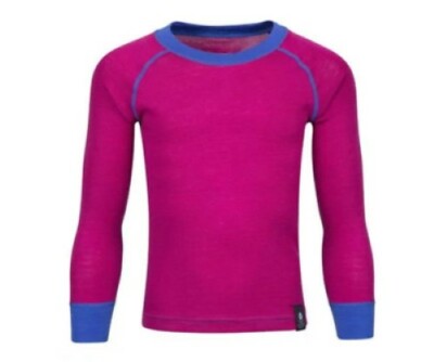 Mountain Warehouse Merino Round Neck Base Layer Top Pink 2-3 Years DH013 CC  14