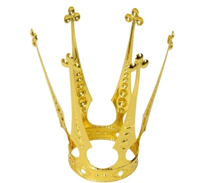 Krone Gold elegant Metallkrone Krönchen Prinzessinnenkrone Modell N 126191013F - Bild 1 von 4