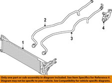 BMW OEM 19-25 X5,X6,X7 Cooling Trans Oil Cooler-Trans Cooler 17218642748