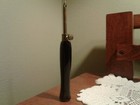 IDEAL 1921 PUNCH BRASS & WOOD HANDLE TOOL IN EXCELLENT CONDITION MADE IN U.S.A. — photo 3
