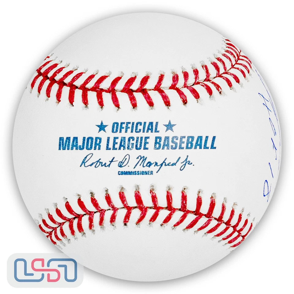 Vladimir Guerrero Sr. Angels Signed "HOF 18" Hall of Fame Baseball USA SM JSA - Image 2 of 4