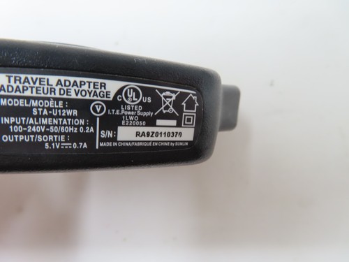 LG Travel Adapter Phone Charger Model STA-U12WR 5.1V 0.7A Black Tested - Picture 2 of 3