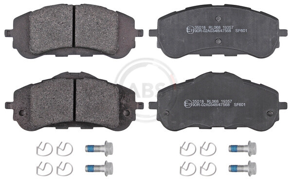 35018 A.B.S. Bremsbelagsatz, Scheibenbremse FüR CitroËN,Opel,Peugeot,Toyota,Vaux-image