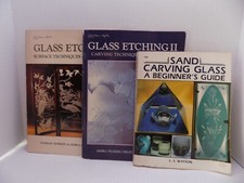  3 STAINED GLASS PATTERN BOOKS PRE-OWNED 81 A 