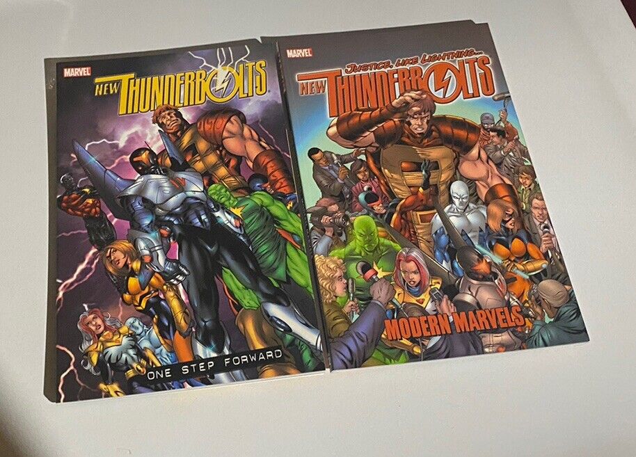 MARVEL COMICS - NEW THUNDERBOLTS Vol 1 & 2 Collected Softcover TPB SET MARVEL COMICS - NEW THUNDERBOLTS Vol 1 & 2 Collected Softcover TPB SET