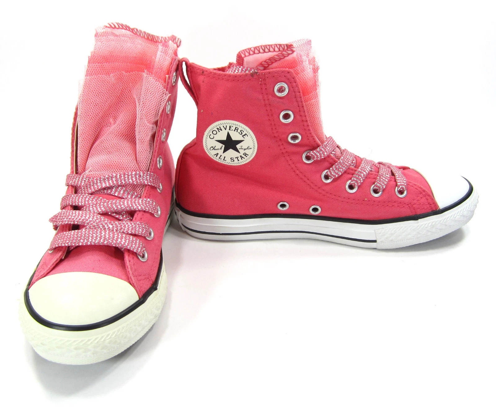 Scarpe Converse Chuck Taylor Ciao All Star Trasparente Party Rosa Sneakers Donna 5