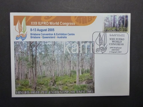 AUSTRALIA 2002 22nd IUFRO CONGRESS, BRISBANE FDI PICTORIAL POSTMARK COVER 4