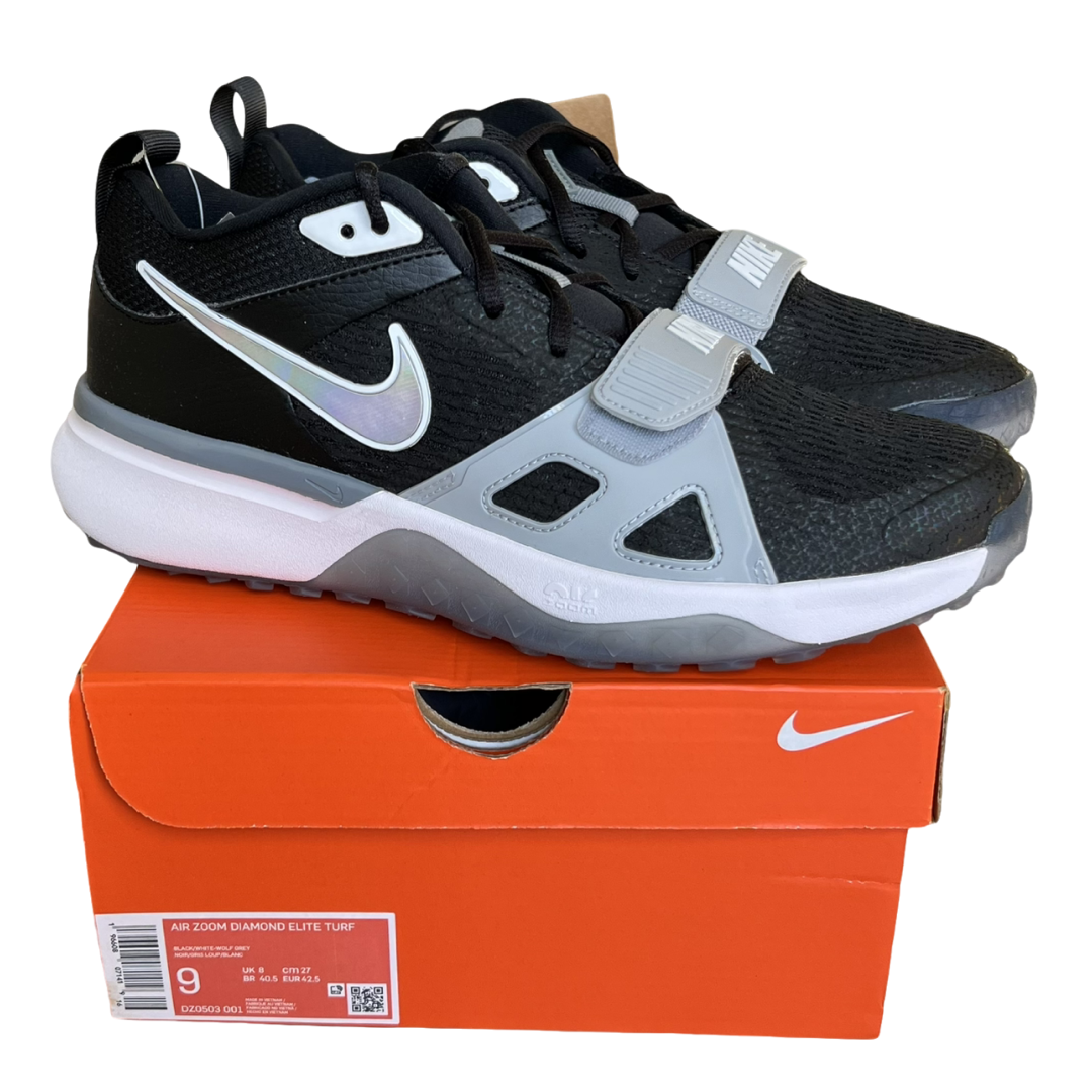 Buy Size 9 - Nike Air Zoom Diamond Elite Turf Black Iridescent