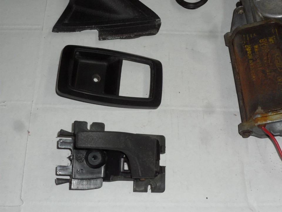 1984 1985 1986 Ford Mustang водитель двери внутренние детали лот окна двигателя замок ручки - Изображение 2 из 4