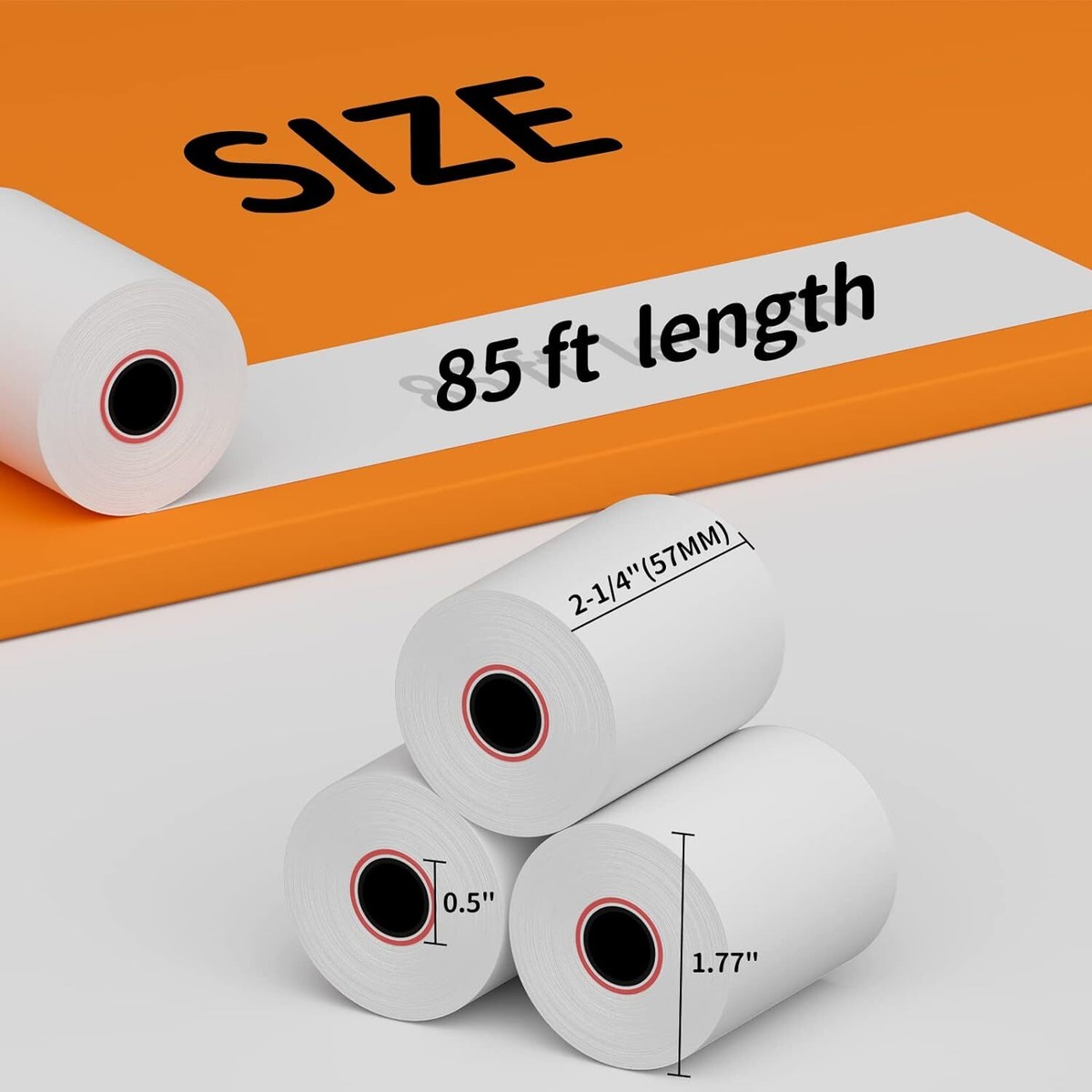 2 1/4 X 50 Thermal Paper – 30 Rolls – Verifone VX510 3730 3730LE VX570 Omni 5100