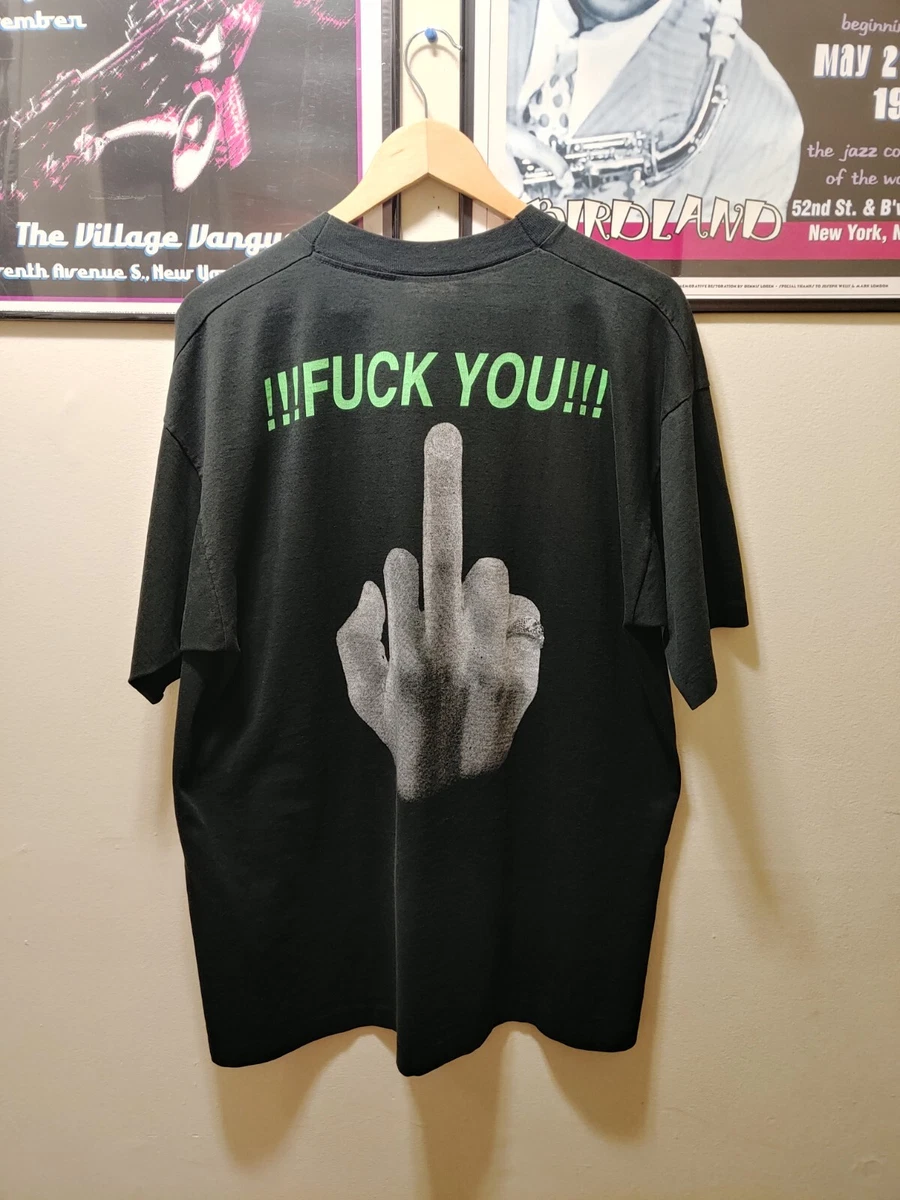 Rare Vintage 90s OVERKILL Thrash Metal Band Single Stitch T Shirt
