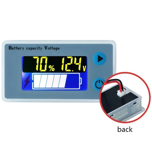 EV Indicator Capacity Voltage Gauge 10V-100V ot16 #A6-39